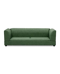 Zeus & Ruta Oversized Pet Sofa for Medium/Large Dogs, Olive Green, 56.5"26"17"