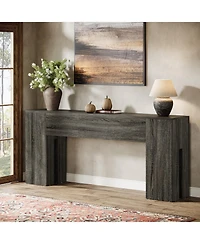 Tribesigns 71-Inch Long Console Table for Entryway, Farmhouse Sofa Behind Couch