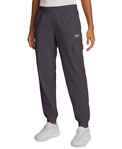 Reebok Women's Dual Entry Cargo Jogger Pants