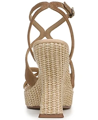 Circus Ny by Sam Edelman Women's Trina Woven Platform Wedge Sandals