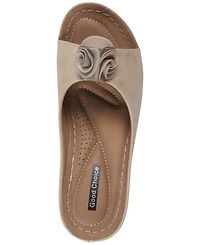 Gc Shoes Women's Sydney Rosette Wedge Sandals