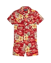 Polo Ralph Lauren Boys' 2-7 Floral-Print Shirt & Shorts, 2-Piece Set