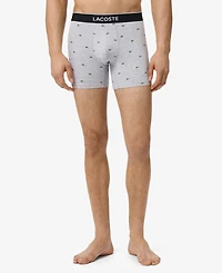 Men's Cotton Stretch Boxer Briefs, 3-Pack