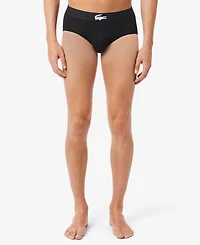 Lacoste Men's Regular-Fit Briefs, 3-Pack