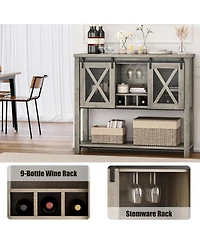 gaomon Wine Bar Cabinet with Storage