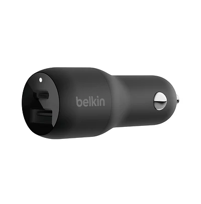 Belkin BoostCharge Dual Port Car Charger with Pps 37W