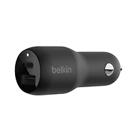 Belkin BoostCharge Dual Port Car Charger with Pps 37W