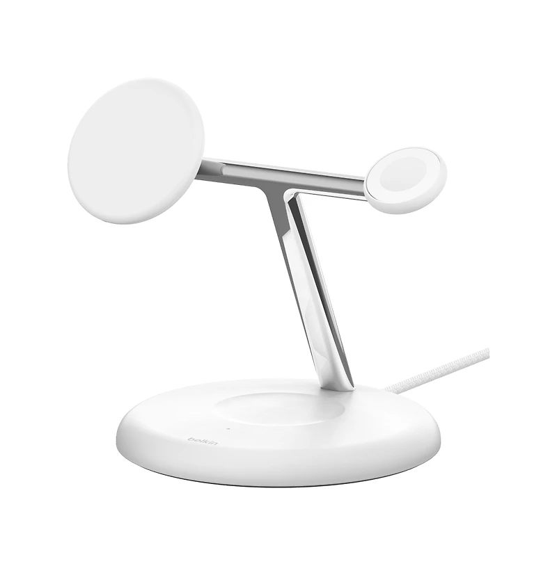 Belkin BoostCharge Pro 3-in-1 Magnetic Wireless Charging Stand with Qi2 15W