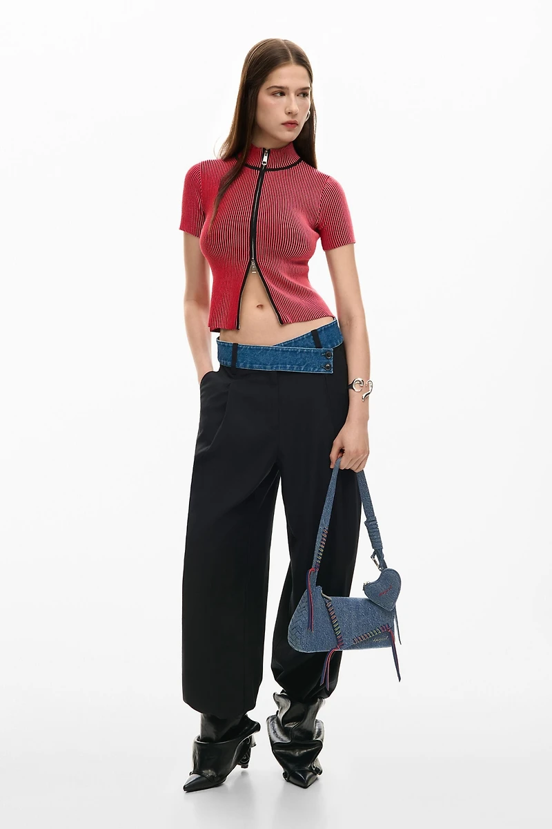 Desigual Women's Medium denim heart bag