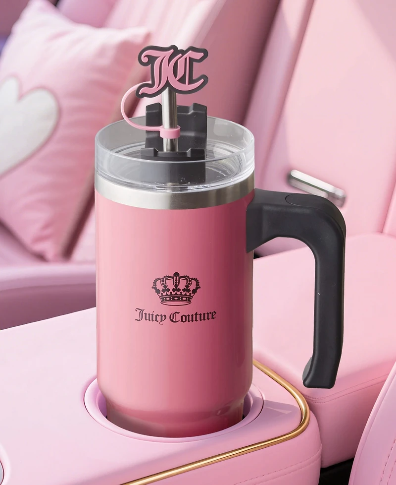 Juicy Couture Jetsetter 30 oz. Stainless Steel Travel Tumbler