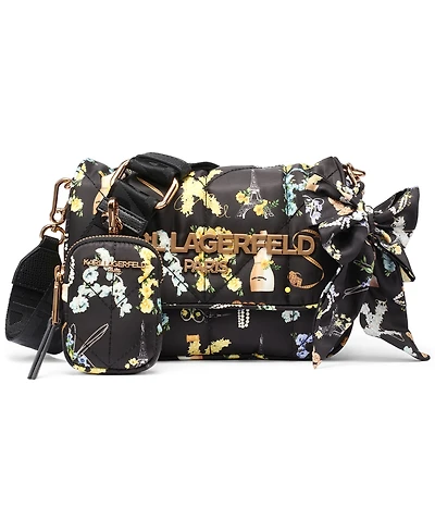 Karl Lagerfeld Paris Voyage Small Crossbody Bag