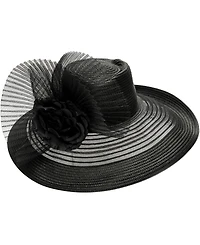 August Hats Sheer Brim Romantic Profile Hat