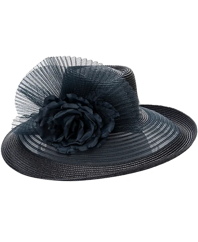 August Hats Sheer Brim Romantic Profile Hat