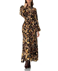 Ivonne Women's Puff Sleeve Maxi Dress