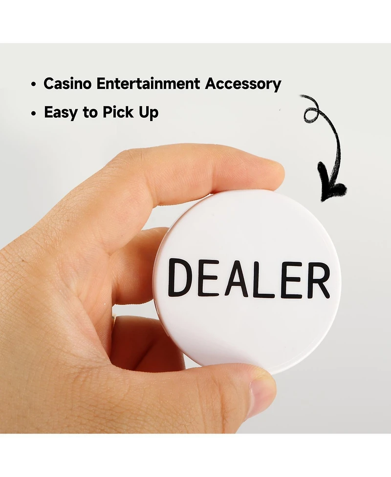 Gse Games & Sports Expert 2" Small Blind, Big Blind, Dealer Puck Buttons