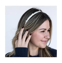 Women's Knotted Satin Headband