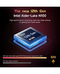 Nimo 15.6" Fhd Student Laptop Intel 12th Gen N100 16GB Ram 1TB Ssd Backlit Keyboard