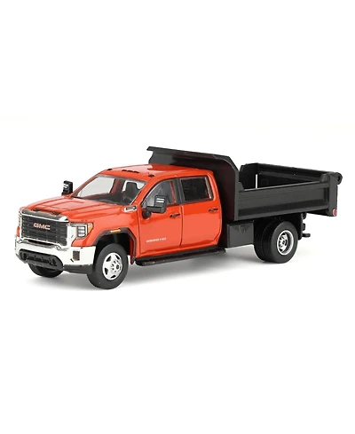 Greenlight Collectibles 1/64 2022 Gmc Sierra 3500HD with Dump Bed Cardinal Red Diecast Exclusive 51563-b
