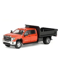 Greenlight Collectibles 1/64 2022 Gmc Sierra 3500HD with Dump Bed Cardinal Red Diecast Exclusive 51563-b