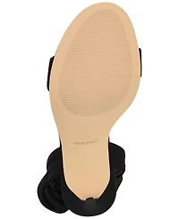 Nine West Women's Maddie Ankle Tie Wrap Stiletto Heel Sandals