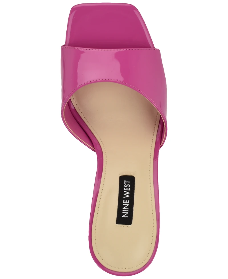 Nine West Women's Disko Square Toe Stiletto Sandals