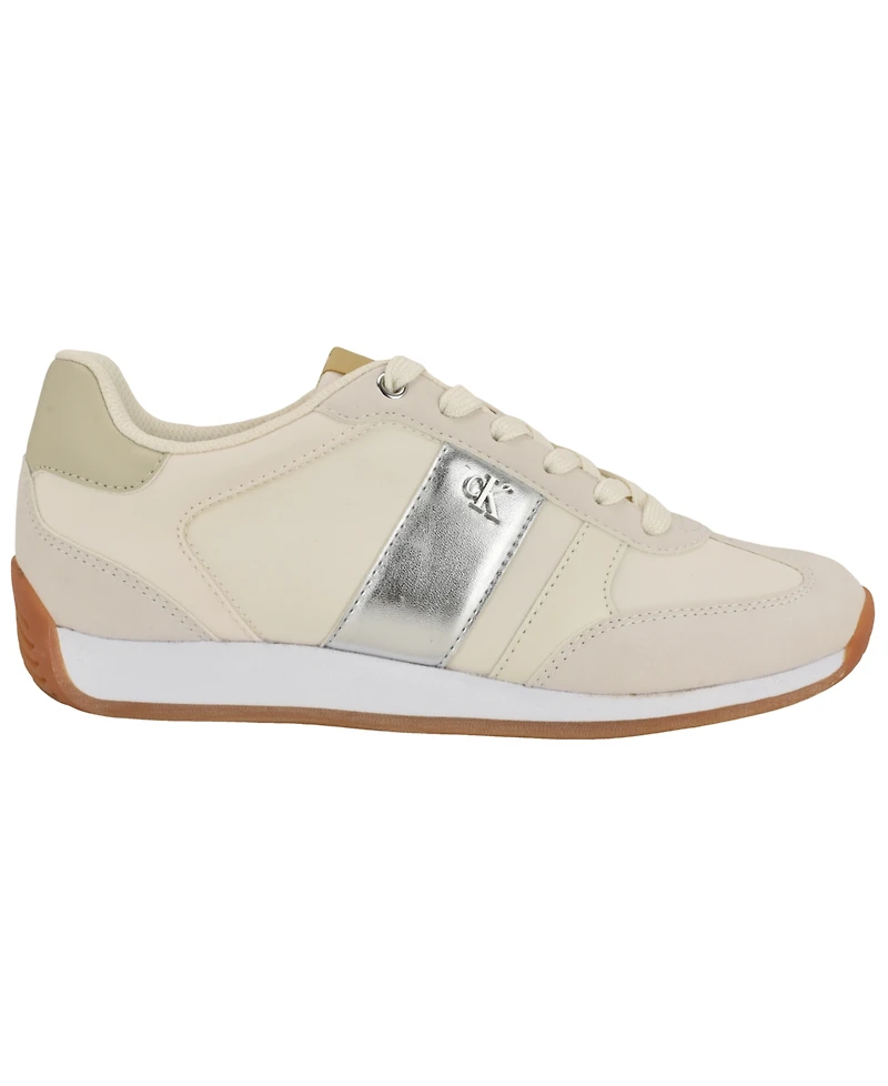 Calvin Klein Women's Anora Round Toe Lace-Up Sneakers