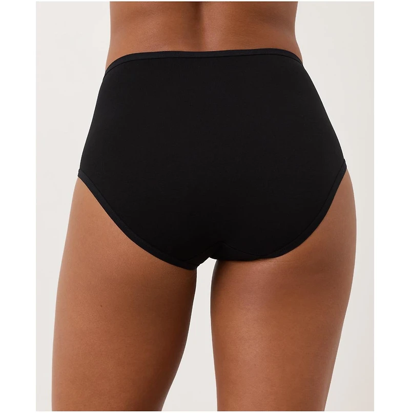 Pact Women's Everyday High Rise Brief 5-Pack