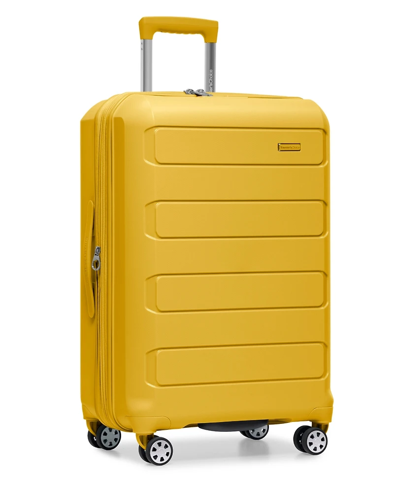 Traveler's Choice Pagosa Checked Hardside Expandable Spinner Luggage