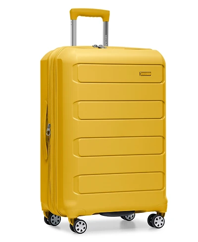 Traveler's Choice Pagosa Checked Hardside Expandable Spinner Luggage