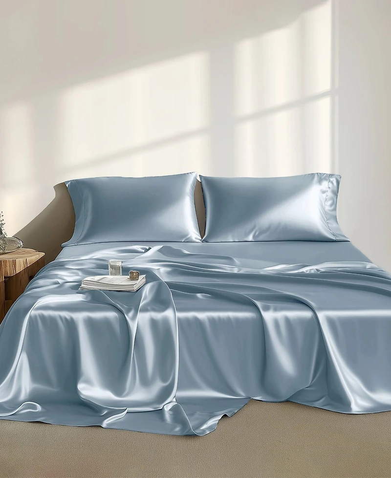Madison Park Essentials Satin 6-Pc. Sheet Set