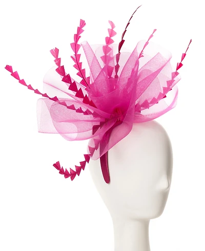 August Hats Crinoline and Feather Fascinator Hat