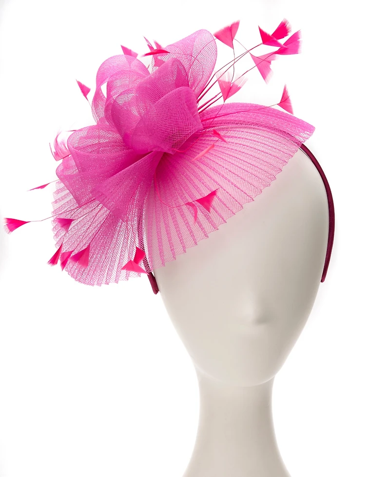 August Hats Pleated Fascinator Hat