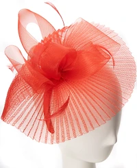 August Hats Feather Flower Net Fascinator Hat
