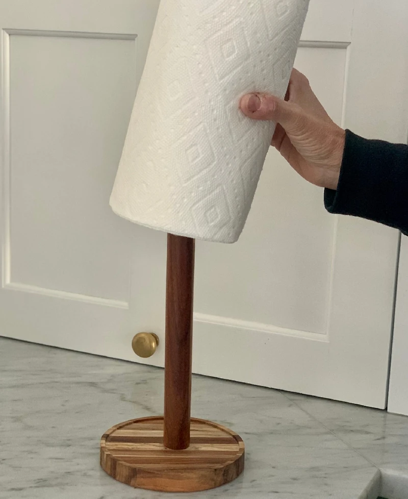 Ironwood Acacia 13" Paper Towel Holder