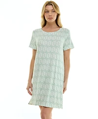 Roudelain Women's Short-Sleeve Sleep Shirt