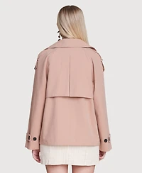 Avec Les Filles Women's Double Breasted Trench Coat