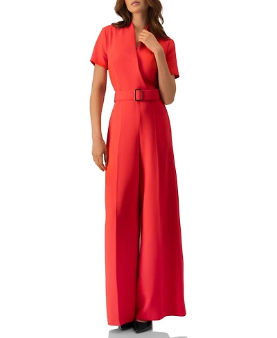 Ivonne Women's Wide-Leg Belted Jumpsuit