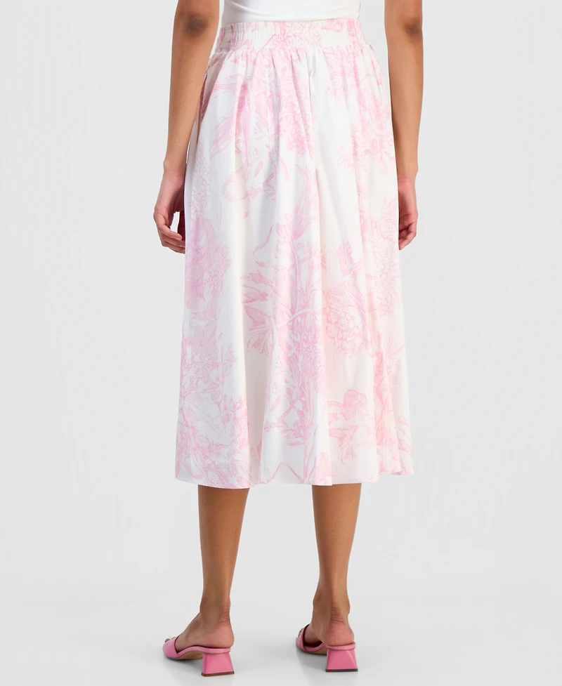 T Tahari Women's Pull-On Midi Skirt