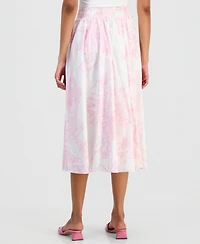 T Tahari Women's Pull-On Midi Skirt
