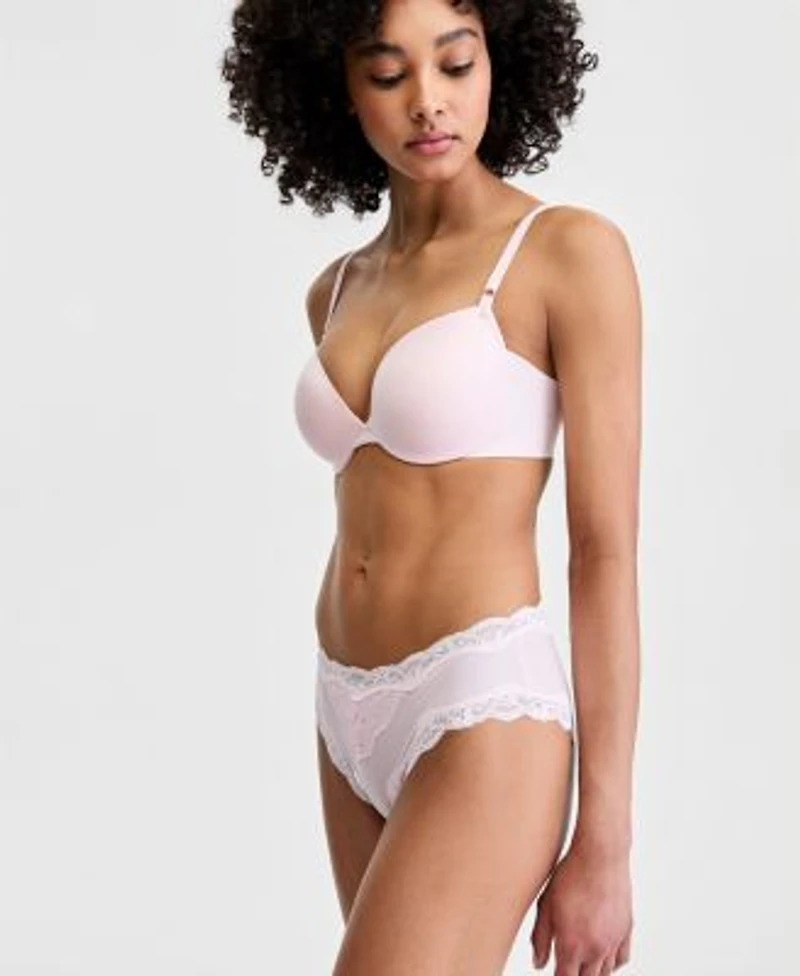 Maidenform Womens Smoothing Tailored Push Up Bra Everyday Pretty Cheeky Hipster Underwear