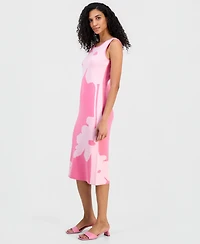 T Tahari Women's Sleeveless Sweater Dress