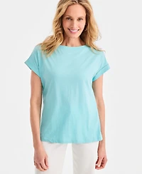 Style & Co Women's Trapunto Knit Boat-Neck Top, Macy's Exclusive