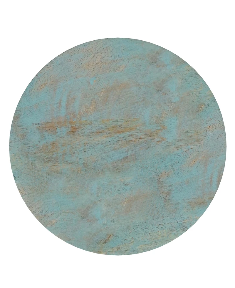 Simpli Home Boyd 13" Mango Wood Solid Accent Table