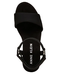 Anne Klein Women's Natasia Round Toe Wedge Sandals
