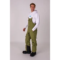 Oosc Men's Yeh Man Ski & Snowboard Bib Pant - Khaki
