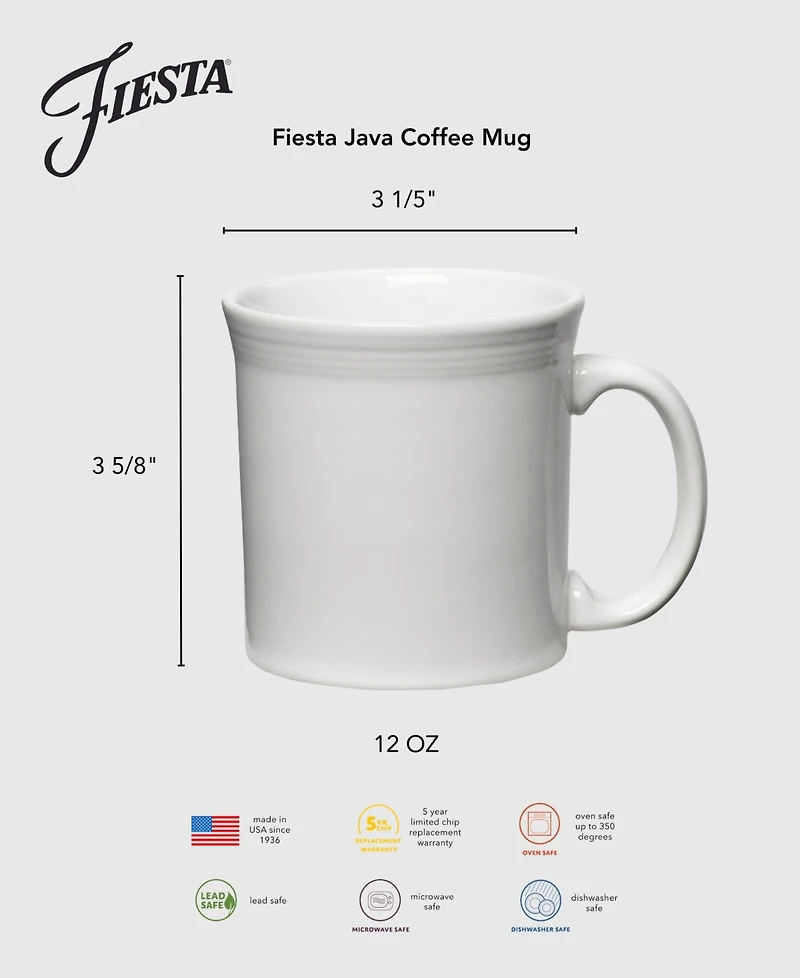 Fiesta Lavender Java Mug, 12 oz.