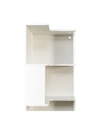 Streamdale Furniture 5-Tier Corner Bookshelf with Led Lights