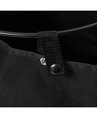 Household Essentials Metal Wire Frame Laundry Hamper with Removable Canvas Bag