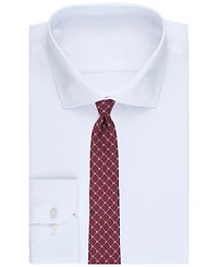 Alfani Men's Banks Geometric Pattern Slim Tie, Macy's Exclusive