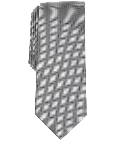 Alfani Men's Burnel Micro Check Slim Tie, Macy's Exclusive